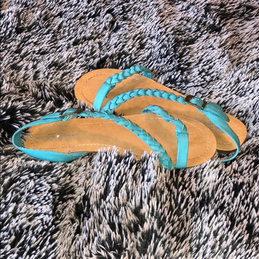 💠Teal Braided Sandals 💠